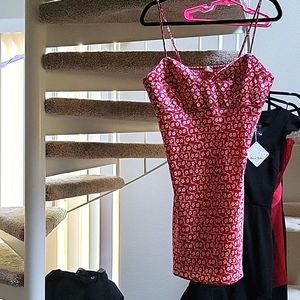 Free people spaghetti strap silk dress